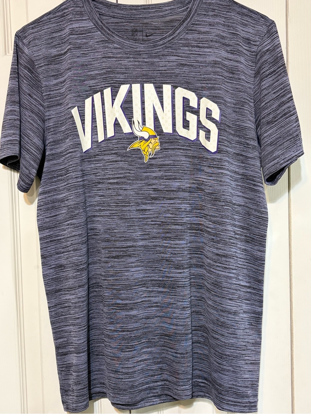 Minnesota Vikings Heathered Purple Short-Sleeve Tee